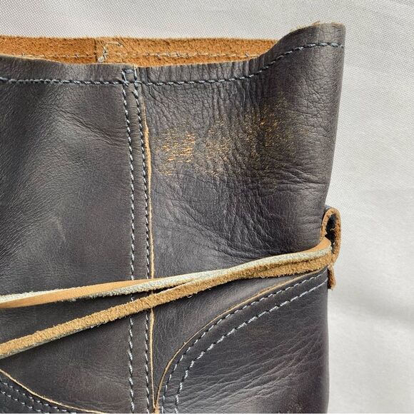 Timberland Blue EarthKeepers Savin Hill Lace Leather Ankle Boots Size 9 - Picture 10 of 15